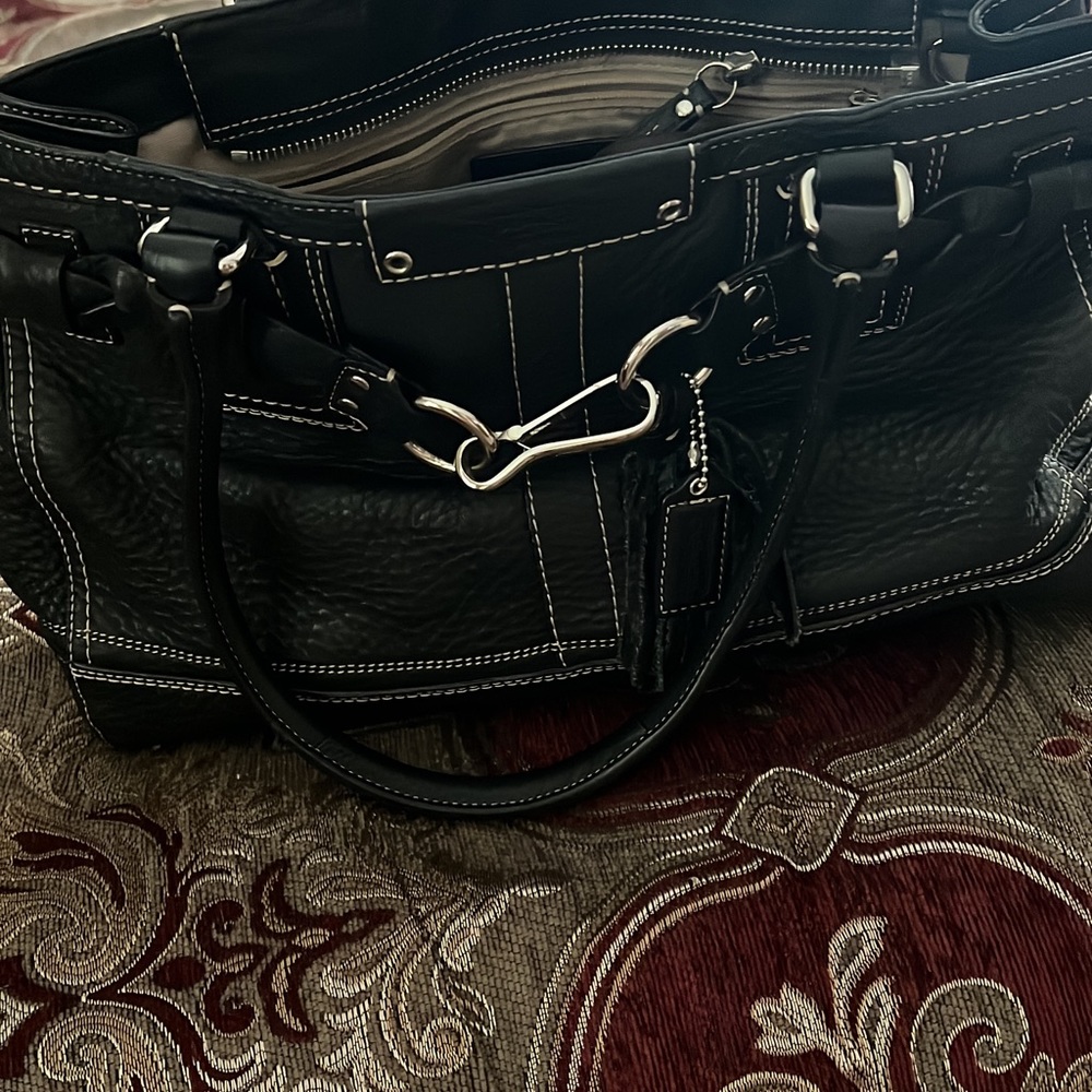 Black coach bag